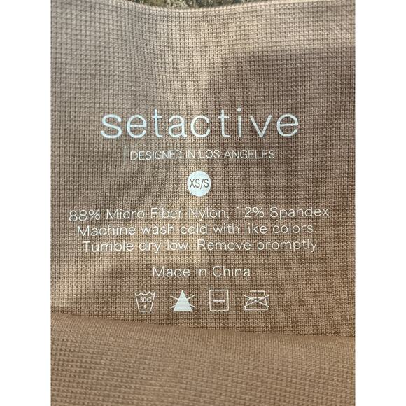 Set Active Blush Pink Leggings Tagged XS / Small - Picture 3 of 5